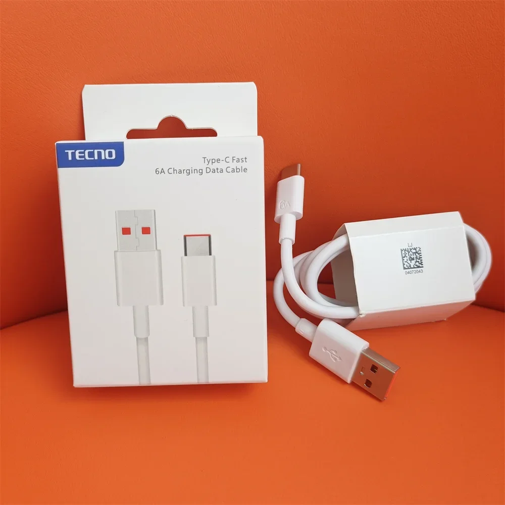 For TECNO 6A Super Fast Charge USB Type C Cable 18W 33W 45W Compatible with Infinix Note/Hot 50 40 pro Tecno Pova6 P65 P55