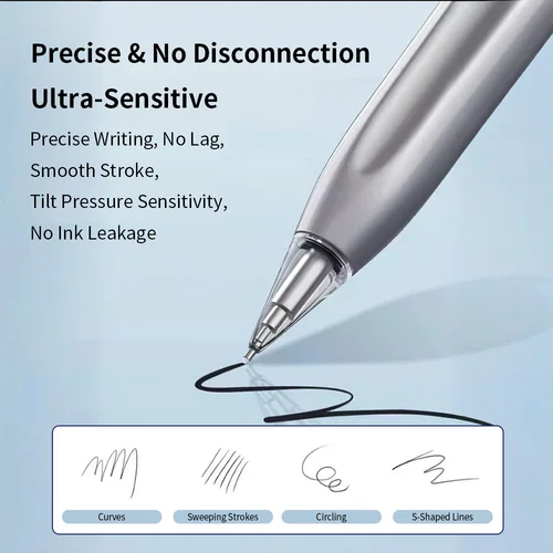 Imagen 2 del producto Puntas de repuesto para Huawei m-pencil 2 3 generación lápiz óptico punta de aleación niquelada m-pencil 2/3 accesorios puntas reemplazables