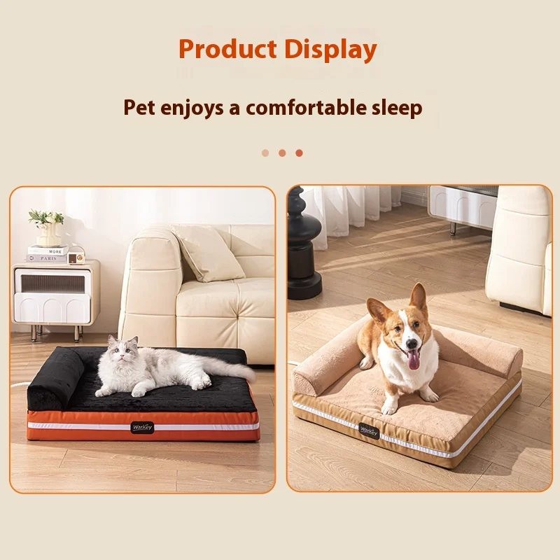 Factory Wholesale Eco-Friendly L-Shaped Cat Dog Mat All-Season Universal Heating Heatable Refrigerable Wear-Resistant For Winter