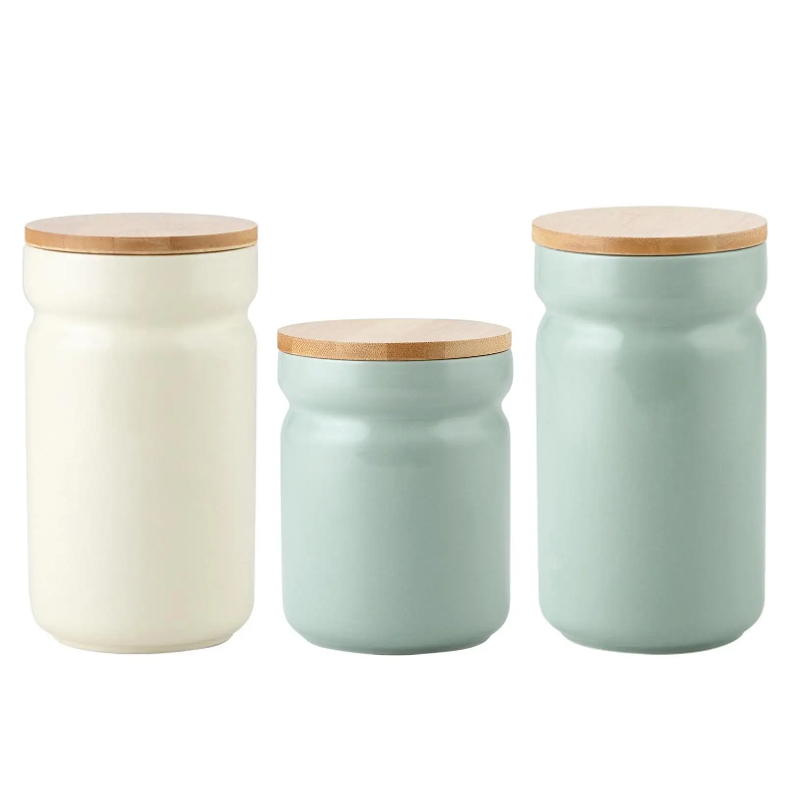 

Coffee Canister Coffee Bean Storage Container Tea Storage Airtight Lid Porcelain Canister Cookie Jar for Cereal Sugar