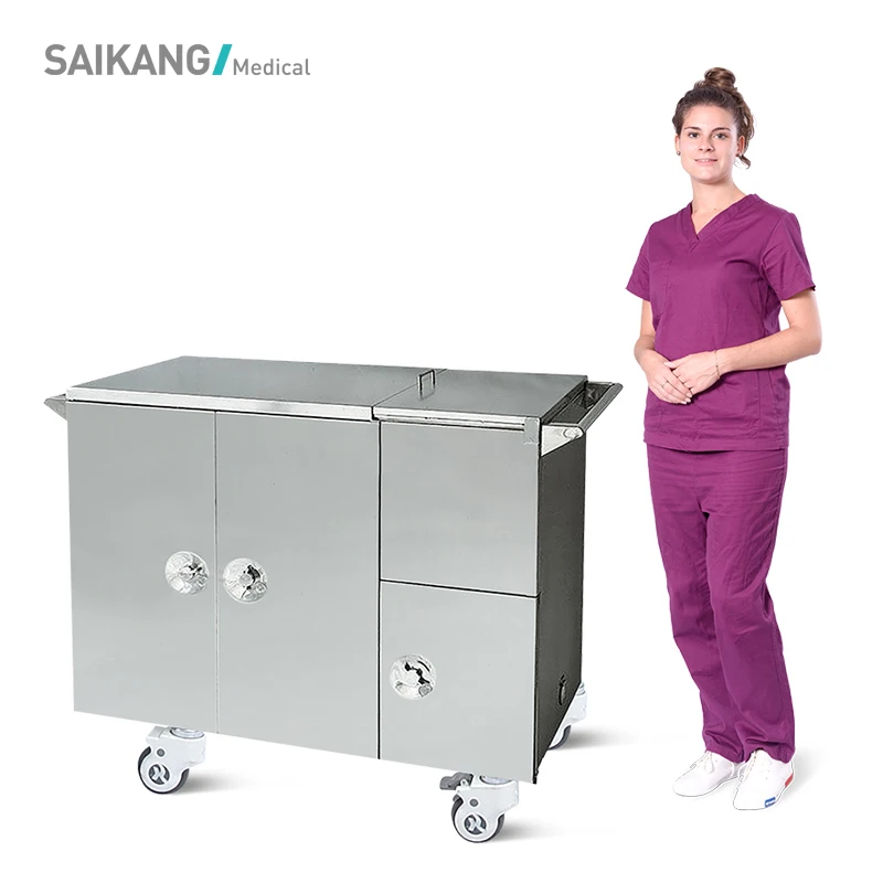 

SKH012 Professional Service Comfortable Stainless Steel Insulated Food Cart