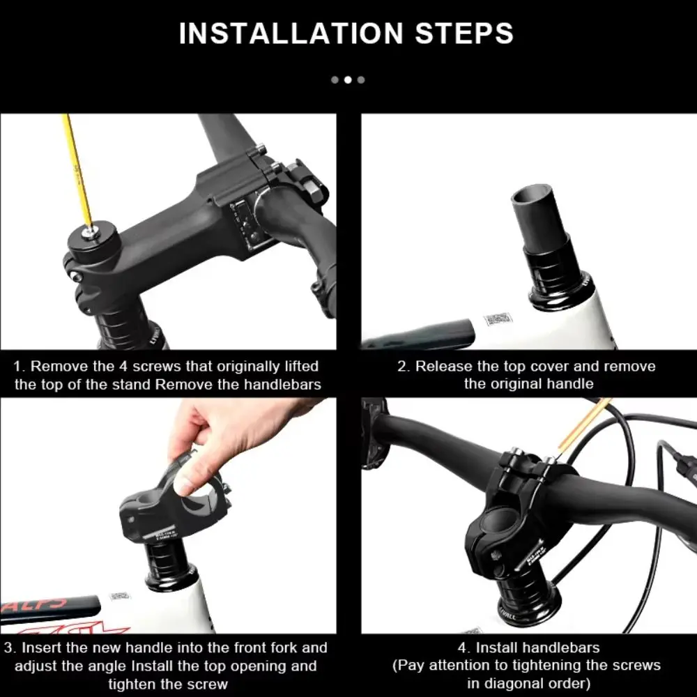 

Детали руля 31,8 мм, вынос передней вилки, прочный, простая установка, вынос MTB, алюминиевый сплав, вынос горного велосипеда, дорожный велосипед