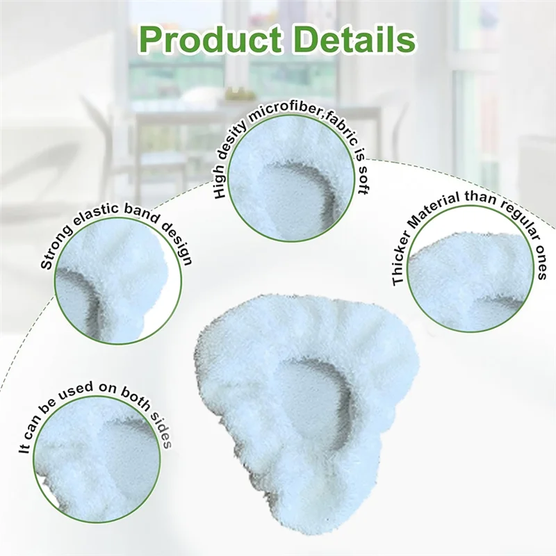 Steam Cleaner Replacement Parts For Dupray- Steam Bonnet, Triangle Brush, Mop Pads