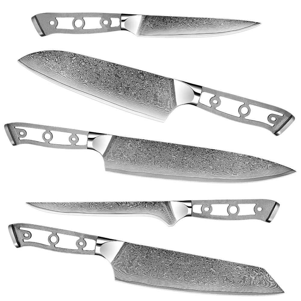 XITUO Knife Blade Blank Damascus Steel Multiple knife types Handmade DIY Knife Blank Sharp Kitchen knife For Knife Making