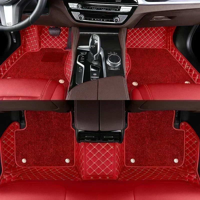 Matras lantai mobil lapisan ganda 5D kustom untuk Lexus GS450h 2012-2018 GS350 2012-2018 GS300 2011-18 Aksesori karpet Interior