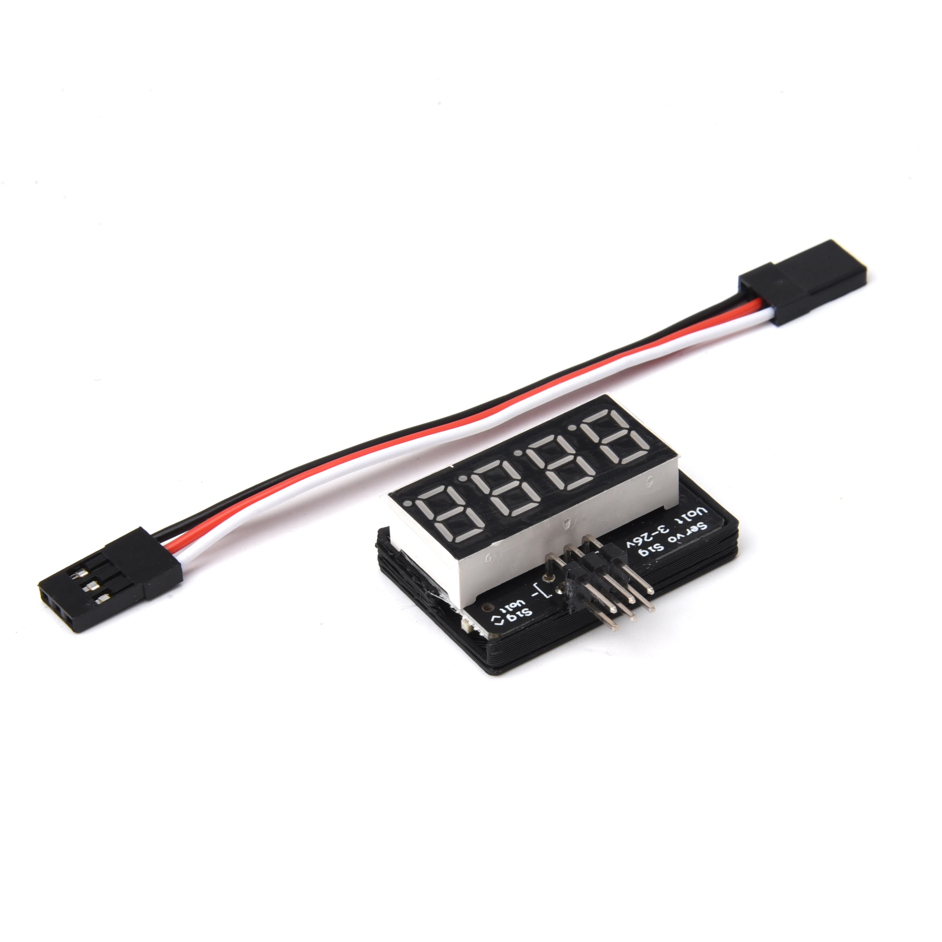 1Set Servo Signal Monitor Pulse Frequency PWM Detector Remote Control Receiver Tester w 3P Connect Cable for RC Aircraft Robot