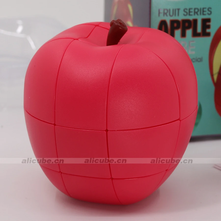 FanXin-Cube magique en forme de pomme pour enfants, puzzle de fruits, jouets de logique torsadés, look mignon, école professionnelle, 3x3x3