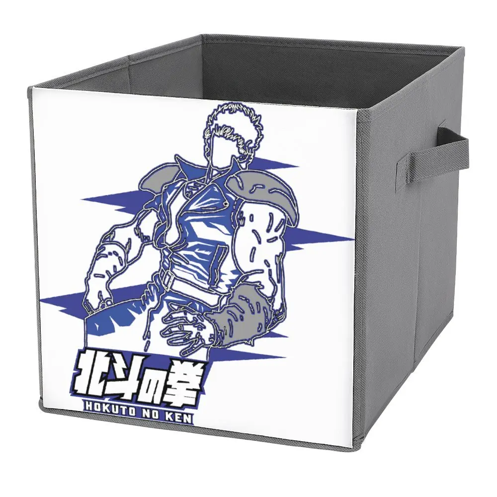 Распродажа, складной контейнер для хранения Hokuto No Ken Essencial, бак для хранения, пыленепроницаемый, Классические полотенца, подъемная ручка, удобный открытый стеллаж