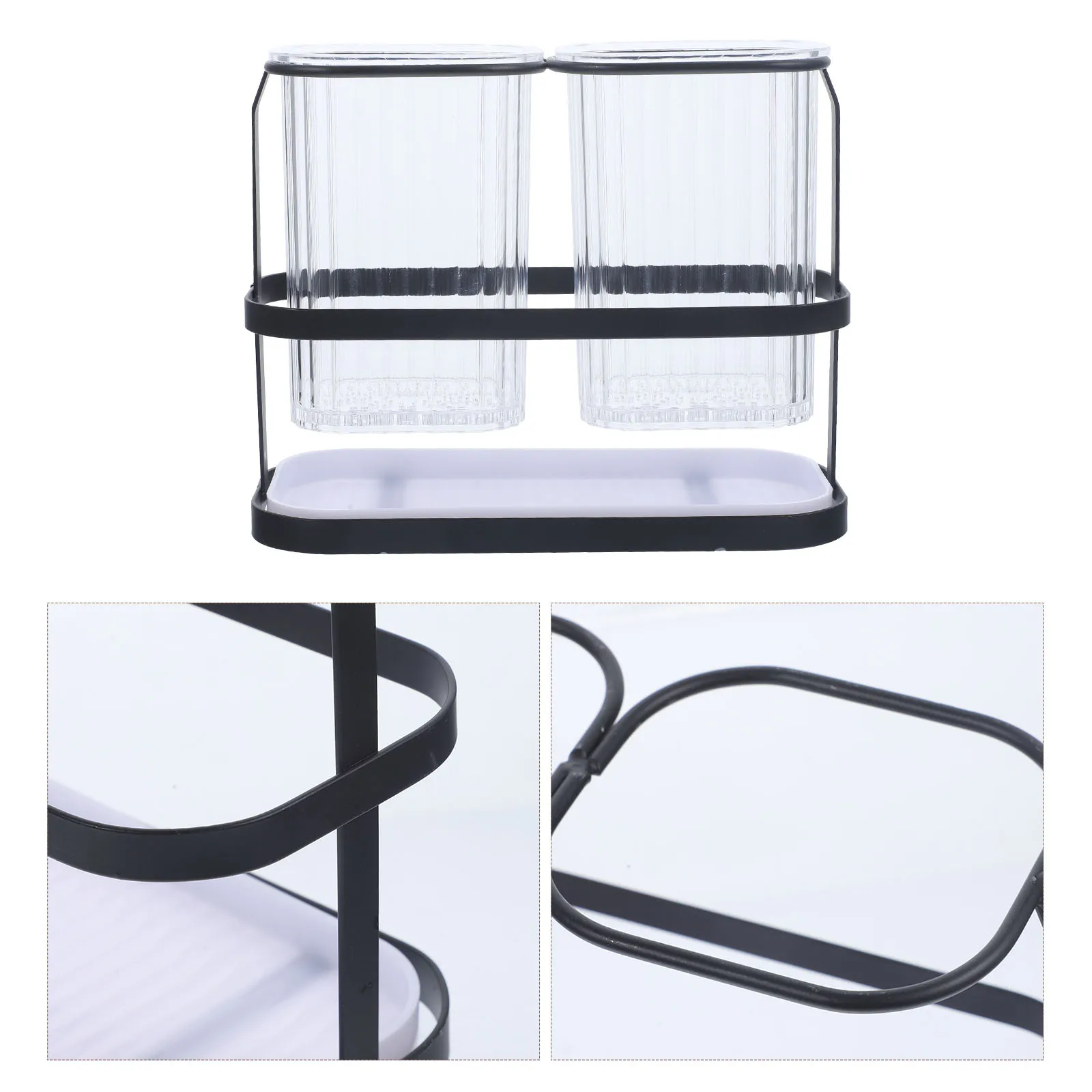 

Cutlery Storage Rack Chopstick Holder Kitchen Space-saving Utensil Tools Carbon Steel Practical Wall Mounted Hanging