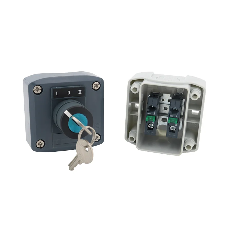 Waterproof Key Switch Control Box Key Switch Station LA68H-D SAL XALD142 IP65