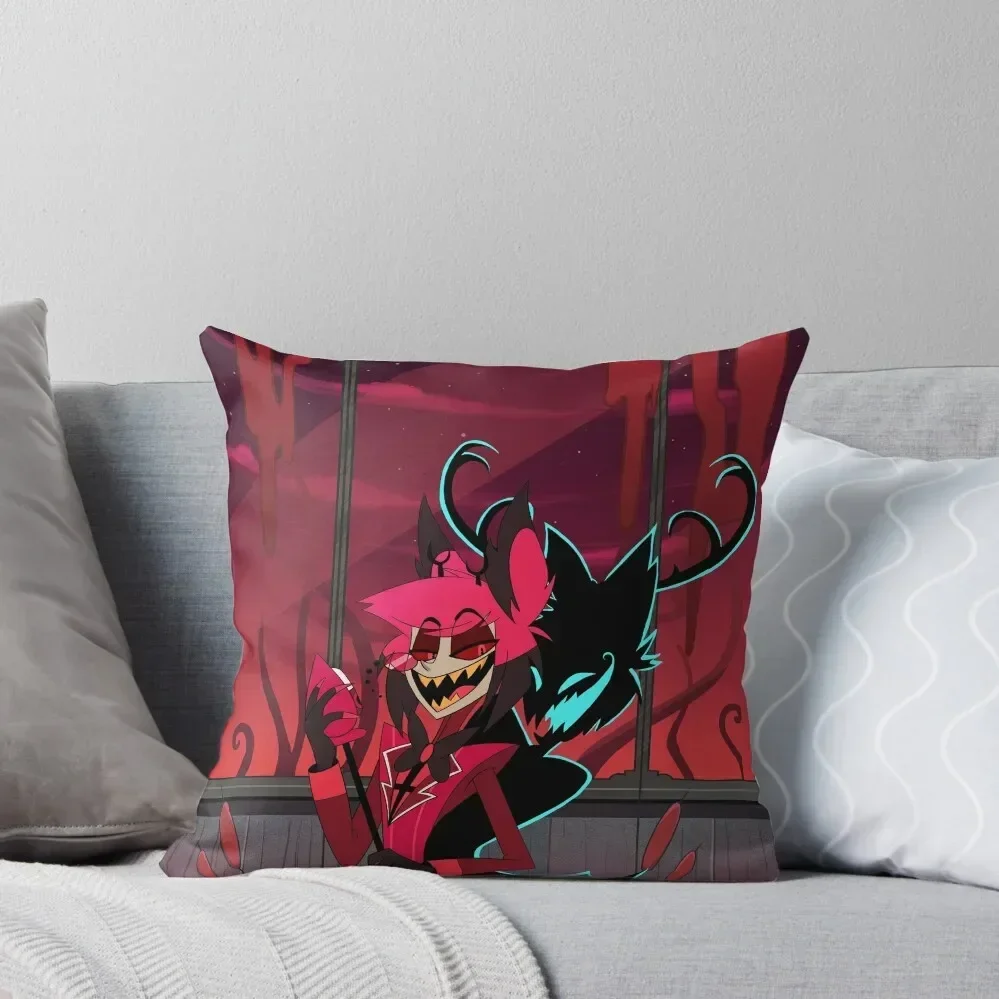 

Alastor and his Shadow Throw Pillow Sofa Cushion Cover Sofa Cushions Cover Luxury Cushion Cover pillow