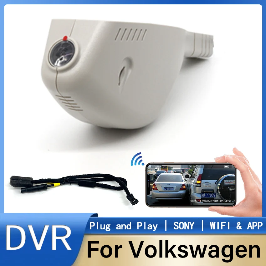 Car DVR Wifi Video Recorder Dash Cam Camera For Skoda Kodiaq Octavia A7 A5 Rapid Fabia Superb Karoq Yeti, 4K Dashcam