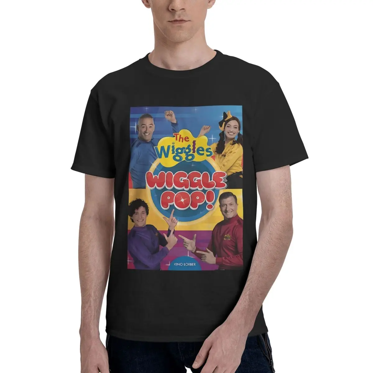 The Wiggles، أستراليا، خمر 100٪ قطن عارضة تنفس مريحة الصيف مضحك تي شيرت رجالي الرجال تي شيرت