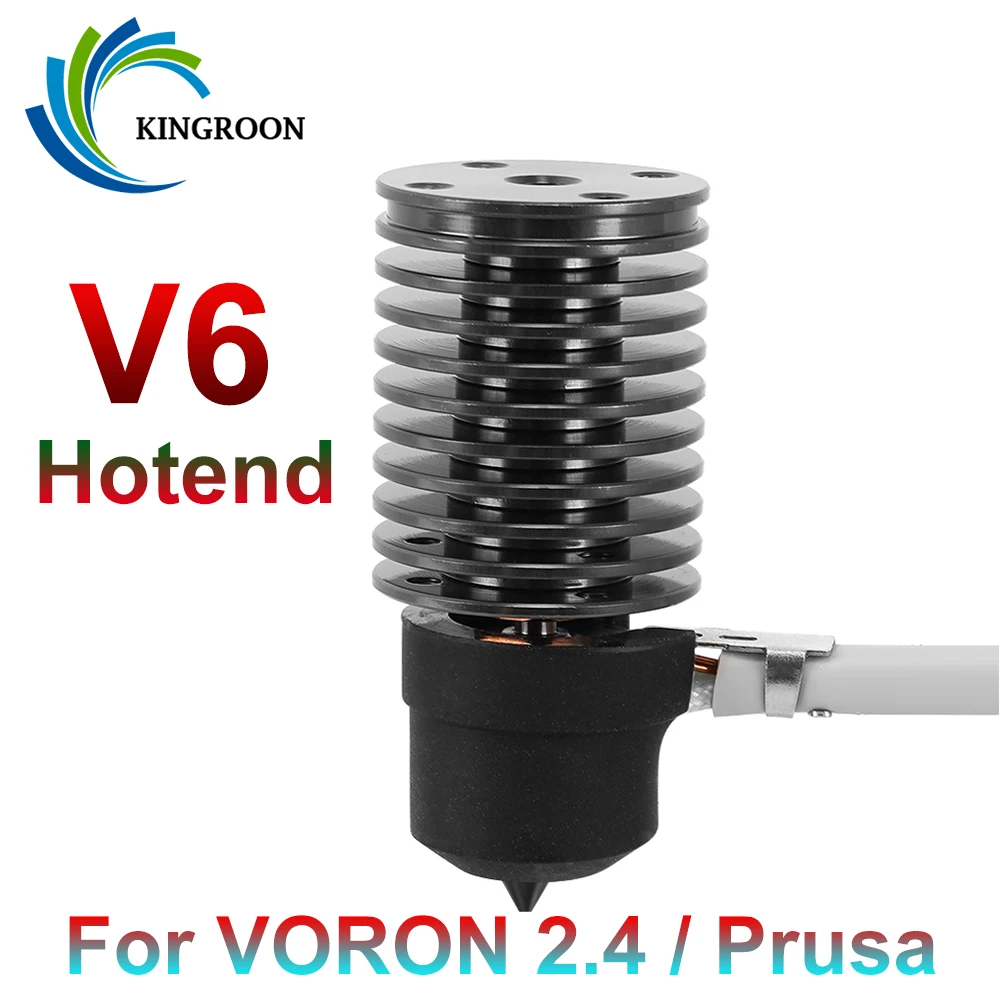 E3D V6 Hotend For Voron 0.1/0.2/2.4 Ceramic Heating Core Print Head Nozzle Thermistor For Prusa V6 Bimetal Throat For 3D Printer