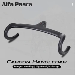 Integrated Carbon Road Handlebar,Alfa Pasca,1-1/8