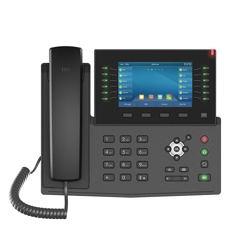 

Enterprise IP Phone 5-inch LCD HD Audio VoIP Walkie Talkie With Network Intercom System