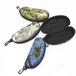 Camouflage Glasses Case Men EVA Zipper Glasses Case Sunglasses Case High Quality Sunglasses Case Outdoor Portable Storage Box