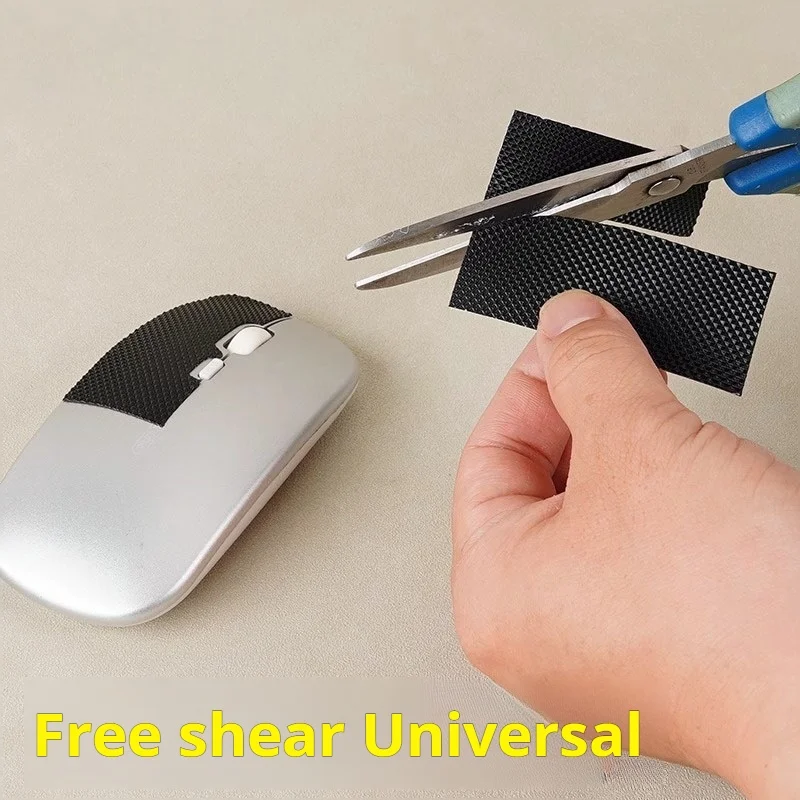 DIY Universal Anti-Slip Mouse Grip Tape, Free Cut Non-Slip Adhesive Skin, Sweatproof Mouse Grip Skin for Laptop & Controller Pad