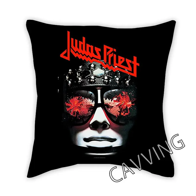 

Judas Priest BAND 3D Printed Polyester Decorative Pillowcases Throw Pillow Cover Square Zipper Pillow Cases Fans Gifts