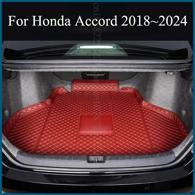 For Honda Accord 11th Generation 2013~2025 Cargo Liner Waterproof Carpet Car Trunk Mats Storage Pads Auto Interior Accessories