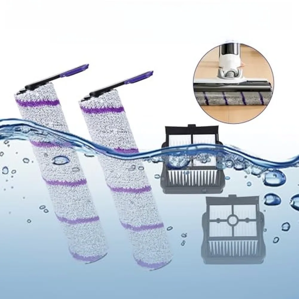 Compatible Filter And Brush Kit For Narwal S20 Pro For X-Clean 10 Wet Dry Vacuum Cleaners Replacement Parts Sweeper Accessories