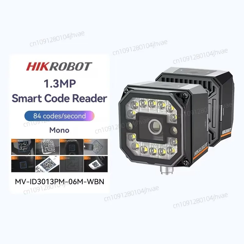 

HIKROBOT MV-ID3013PM-06M-WBN Original Industrial Barcode Reader Customizable OEM Fixed Code Scanner Global CMOS Box Camera