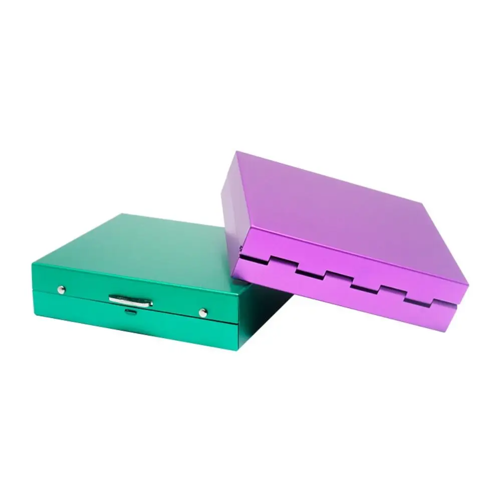 

Металлические кубики 5 в 1 из алюминиевого сплава с футляром, 6-сторонние металлические твердые кубики, фигурки, сито для маджонга, набор кубиков с закругленными углами