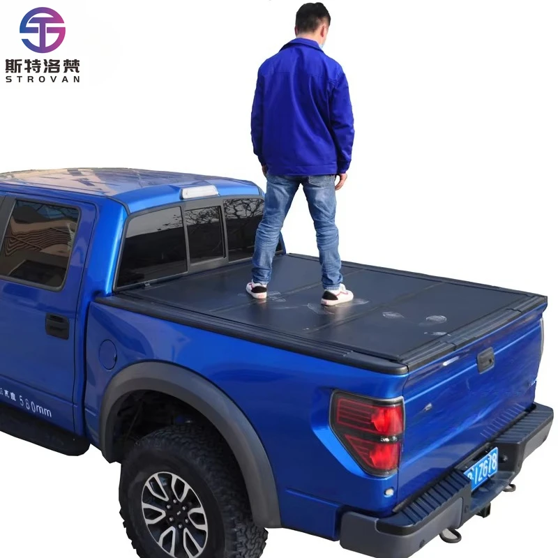

STLF Custom Truck Bed Aluminum Low Profile Tonneau Cover for F150 chevy silverado Ram Hilux Tonneau Covers