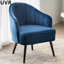 Uvr kreatives Design kleiner Stuhl nordisches Schlafzimmer moderne minimalist ische Freizeit Rückenlehne Stuhl hoher Rück prall Schwamm bequem und weich