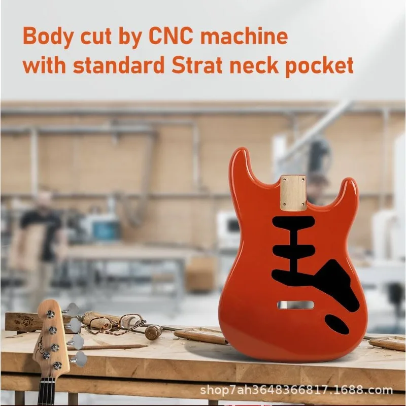 ST3 electric guitar body with shielding paint DIY accessories color ST alder single single pickup