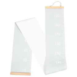 Pink Kids Room Canvas Height Growth Chart Wall Hanging Measurement Ruler Baby Bedroom Growth Wall Sticker Wall Hanging