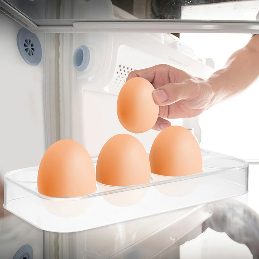 

2pcs Egg Holder Durable Plastic Keep Eggs Fresh Suitable Freezers Refrigerators Kitchen Cabinets Camping Picnics