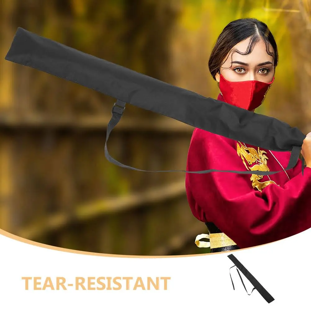 135cm Long Sword Bag Cosplay Storage Pouch Backable Katana Knife Carry Bag Protective Cloth Sleeve