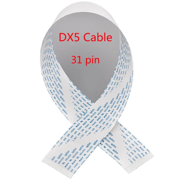 

Кабель печатающей головки Кабель печатающей головки Плоский кабель передачи данных FFC для Epson DX5 Allwin Xuli Aifa Witcolor Плоттер человеческого дизайна 31 контакты