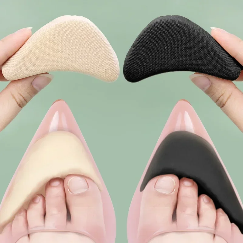 Soft Toe Plug Women High Heel Pain Relief Insert Shoe Palm Cushion Toe Front Filler Sponge Forefoot Pad Adjustable Sizes Insoles