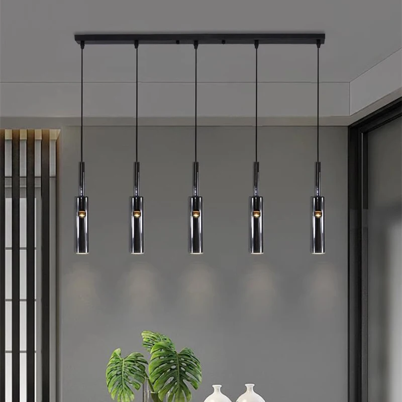 Modern minimalist living room pendant light dining room LED pendant light indoor lighting intelligent application lighting
