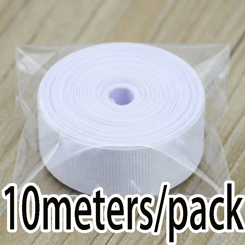 (10 Meters/lot) White Grosgrain Ribbon Wholesale Gift Wrap Christmas Decorations Ribbons Decoration House Party（12/25/40mm）
