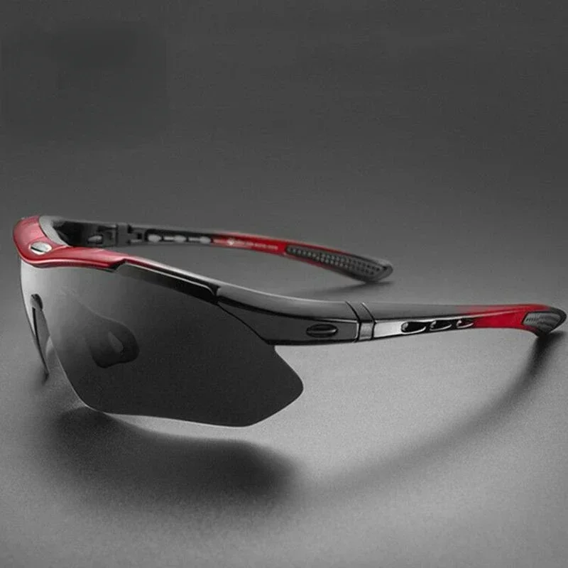 Polarized cycling glasses for men and women with myopia, outdoor sports windproof and sand resistant cycling glasses equipment