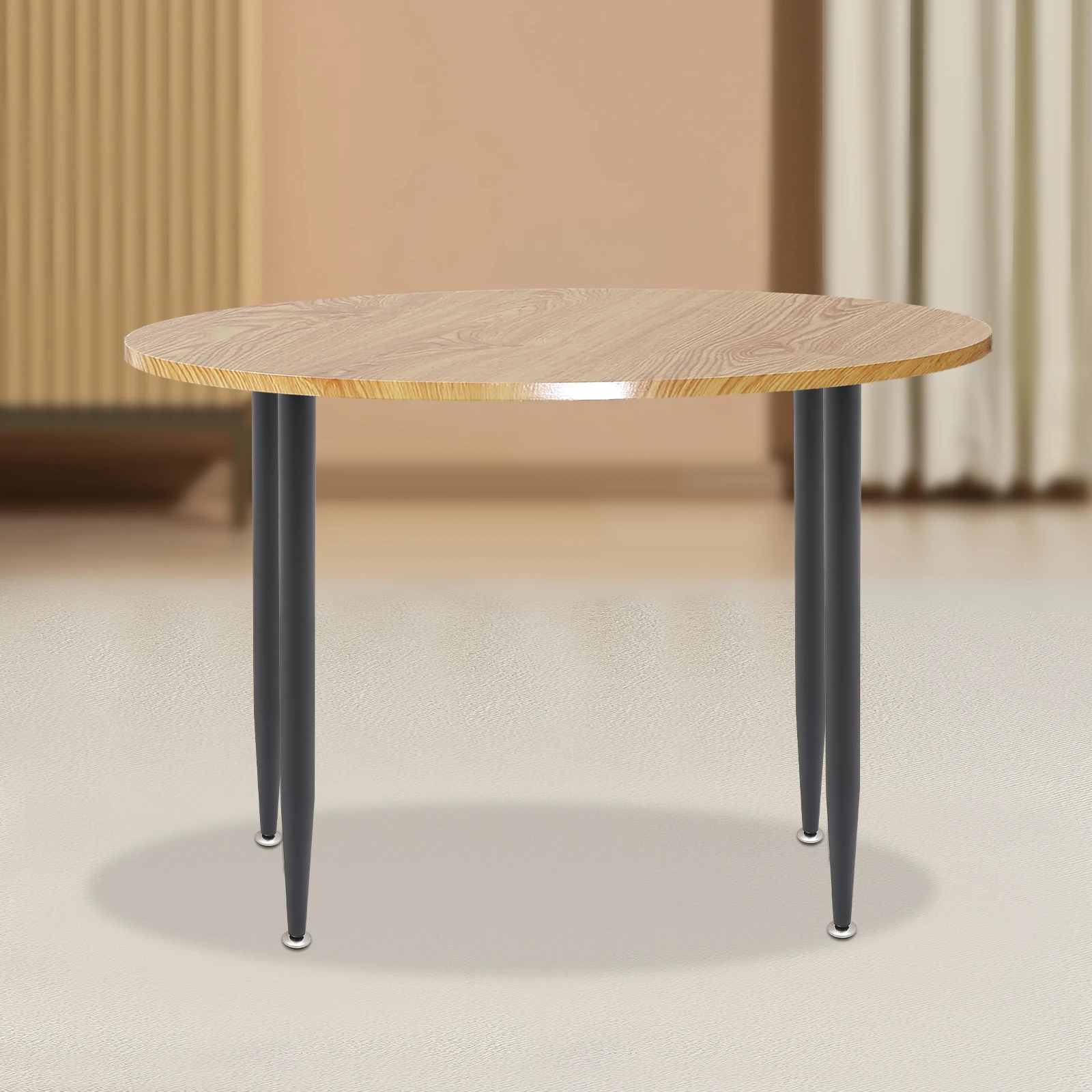 

Black Foldable Hairpin Legs for Furniture, Adjustable Height, Rubber Foot Pads, Easy Installation for Tables