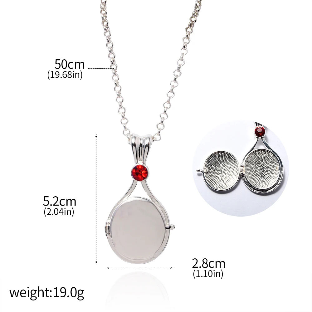 Fashionable H2O Mermaid Openable and Closable Pendant Necklace Creative H2O Shell Women\'s Jewelry Gift Cosplay Props Decoration