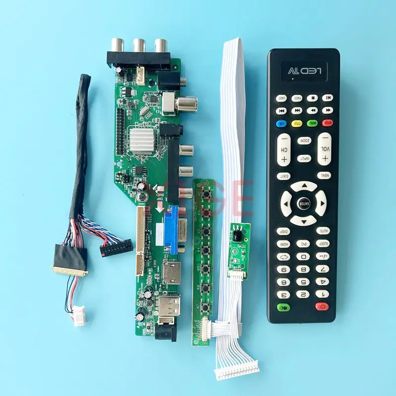 

Controller Driver Board Fit LTN140AT16 LTN140AT17 Laptop Screen 14" LVDS 40 Pin Digital Signal DVB 1366*768 Kit 2AV+USB+DHMI+VGA