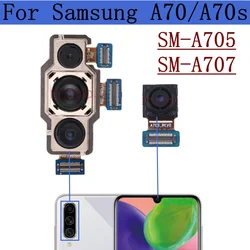 Rear Front Camera For Samsung Galaxy A70 A705 A705F A70s A707 A707F Backside Back Facing Wide Camera Module Parts