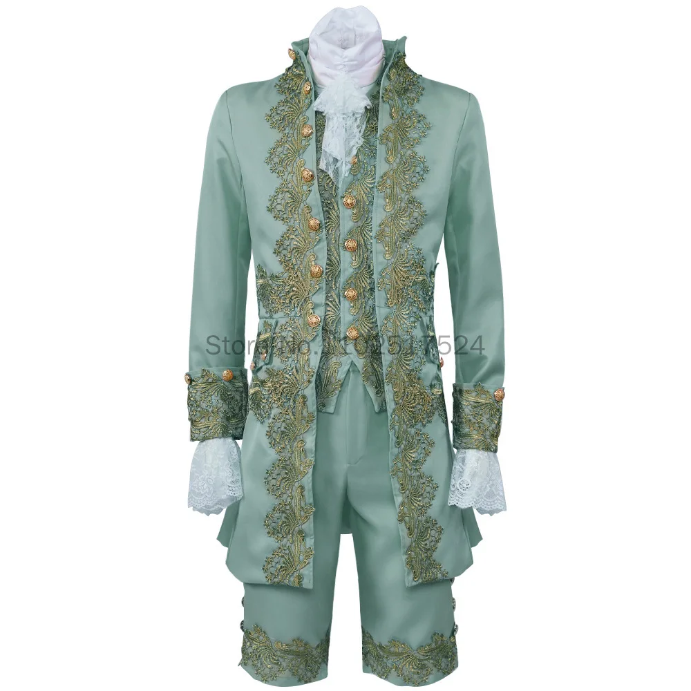 18th Century British Mens Gentleman Cosplay Suit Victorian Renaissance Outfit Marie Antoinette Costume Men\'s Rococo Outfit