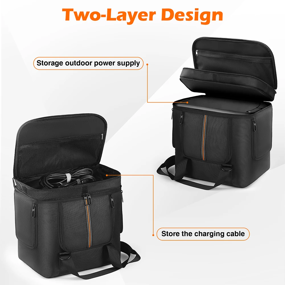 

Портативный чехол для Jackery Explorer 2000 V2 700 Plus/2000 V2, дорожная сумка, дорожная сумка для хранения, водонепроницаемая, с защитой от падения