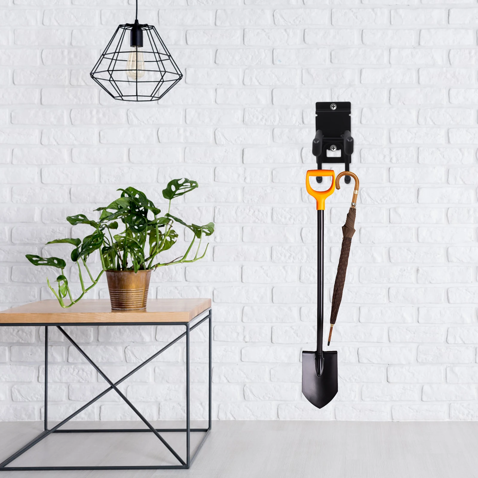 

Multipurpose Hooks HeavyDuty Iron WallHangers DoubleLayer Storage Garage Warehouse Bike Chair Ladder Shovel Rope Tools