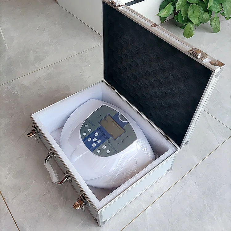 Multi-function Ionic Foot Bath Detox Machine Ion Cleanse Heating Waist Belt Electrode Massage Timer Control Plug-In Home Spa
