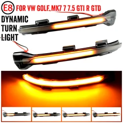 2 Pieces Side Mirror Indicator Dynamic Blinker LED Turn Signal Light For VW Golf 7 MK7 7.5 GTI R Sportsvan Touran L II