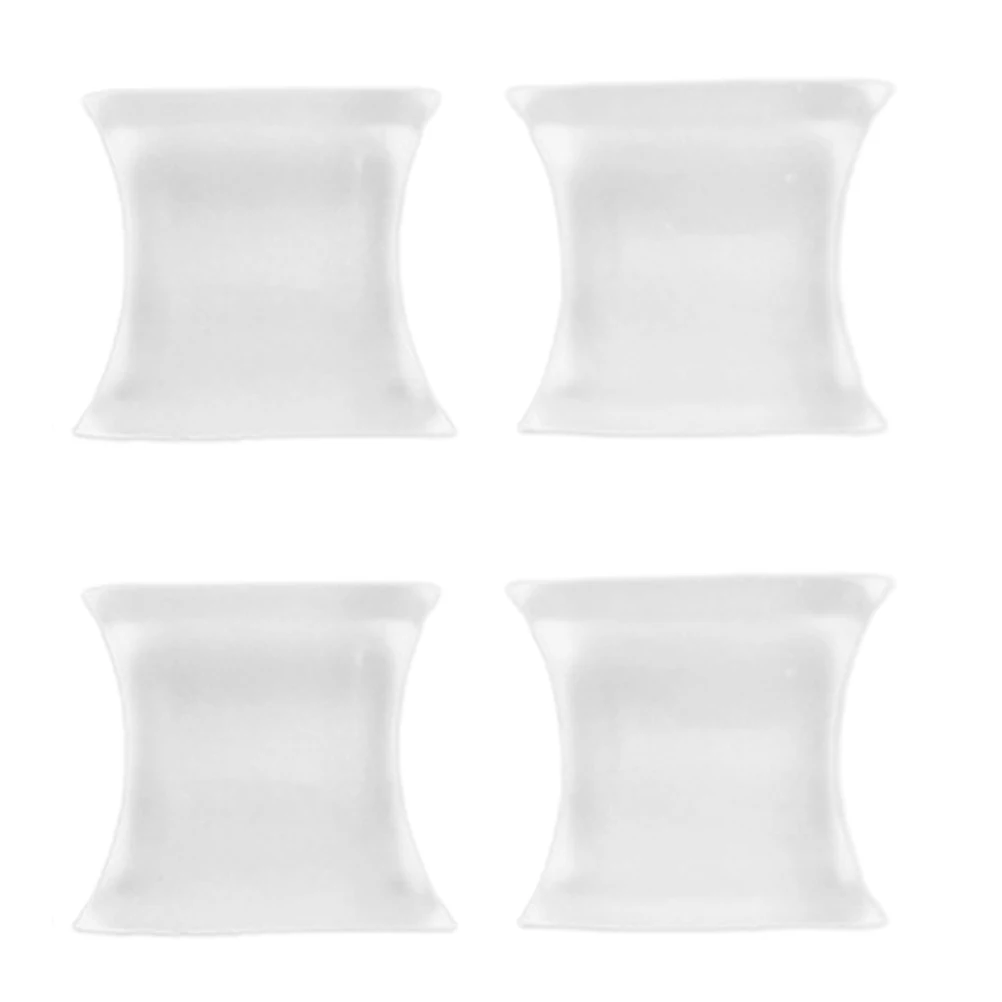 

2pcs Foot Toe Separator Reusable Silicone Support Anatomical Design For Bunion Corns Pain Relief Hallux Valgus Protector White