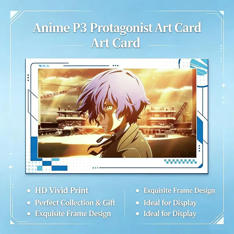 Persona 3 The Movie Official Instax Style Collectible Card Full Set, Makoto Yuki & Aigis Anime Card Merch