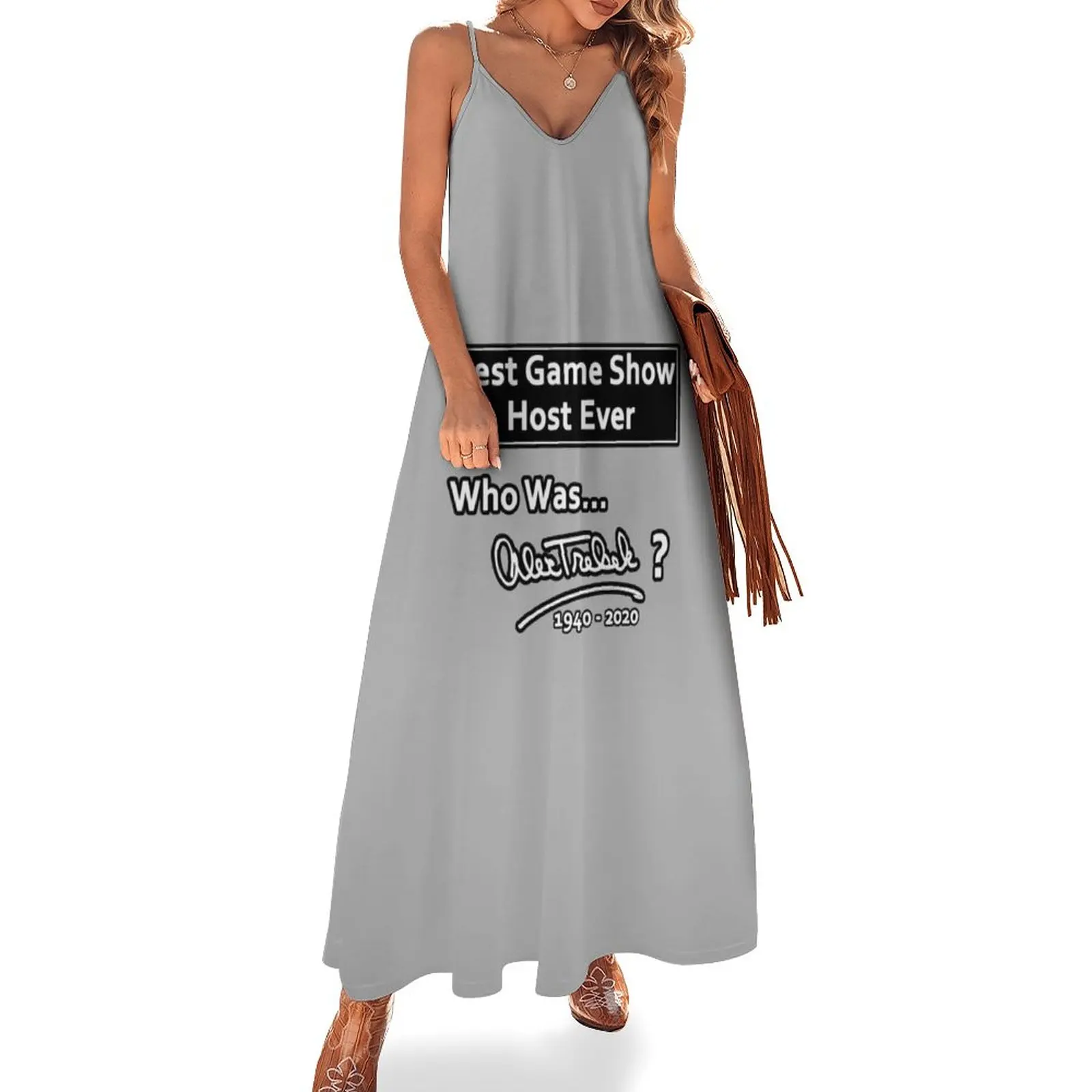 

The Best Game Show Host Ever - Who Was Alex Trebec Sleeveless Dress Women's summer suit party dresses women